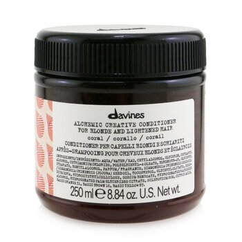 Davines Alchemic 創意護髮素 - # Coral（適用於金發和淡色頭髮） (Alchemic Creative Conditioner - # Coral (For Blonde and Lightened Hair))