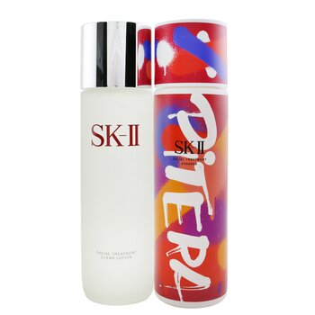 SK II Pitera Deluxe Set (Street Art Limited Edition): Facial Treatment Clear Lotion 230ml + Facial Treatment Essence (Red) 230ml (Pitera Deluxe Set (Street Art Limited Edition): Facial Treatment Clear Lotion 230ml + Facial Treatment Essence (Red) 230ml)