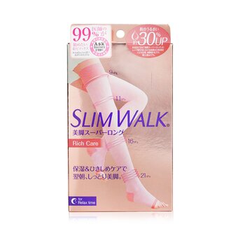 SlimWalk 用於放鬆、保濕的壓縮露趾襪 - # 粉色（尺碼：S-M） (Compression Open-Toe Socks For Relax, Moisturizing - # Pink (Size: S-M))