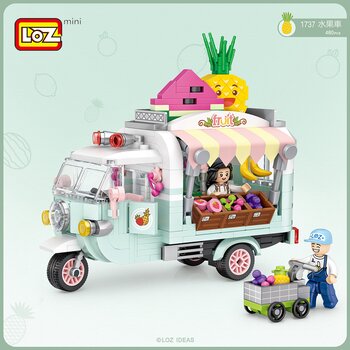 Loz LOZ 迷你積木 - FruitCart (LOZ Mini Blocks - FruitCart Building Bricks Set)