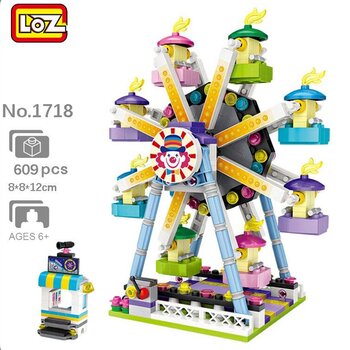 Loz LOZ夢幻遊樂園系列-摩天輪 (LOZ Dream Amusement Park Series - Ferris wheel Building Bricks Set)