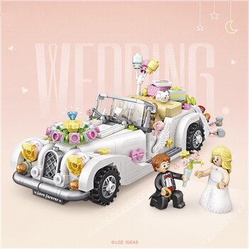 Loz LOZ Creator - 婚車 (LOZ Creator - Wedding Car Building Bricks Set)