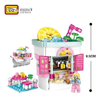 Loz LOZ夢幻遊樂園系列-飲品店 (LOZ Dream Amusement Park Series - Beverage Shop Building Bricks Set)