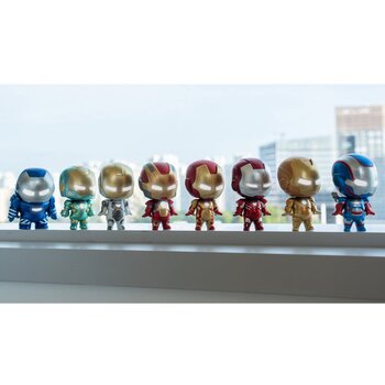 Hot Toy 鋼鐵俠 - 鋼鐵俠Cosbi 搖頭娃娃系列（系列二）（個別盲盒） (Iron Man – Iron Man Cosbi Bobble-Head Collection (Series 2) (Individual Blind Boxes))