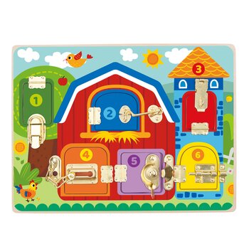 Tooky Toy Co 閂鎖活動板 (Latches Activity Board)